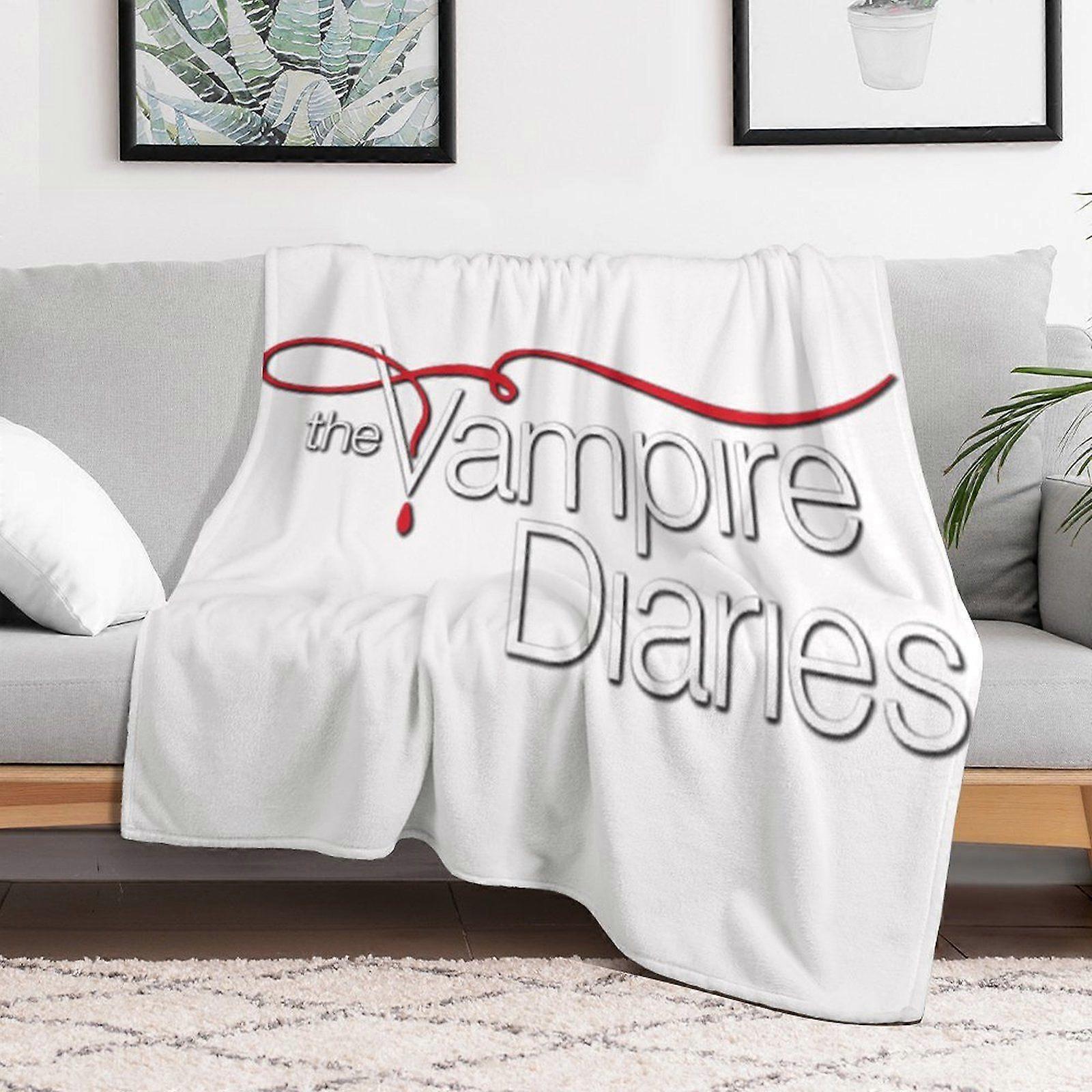 The Vampire Diaries Soft Plush Blanket for Lounge Winter  Sofa Breathable Velvet Anti-Wrinkle Warm