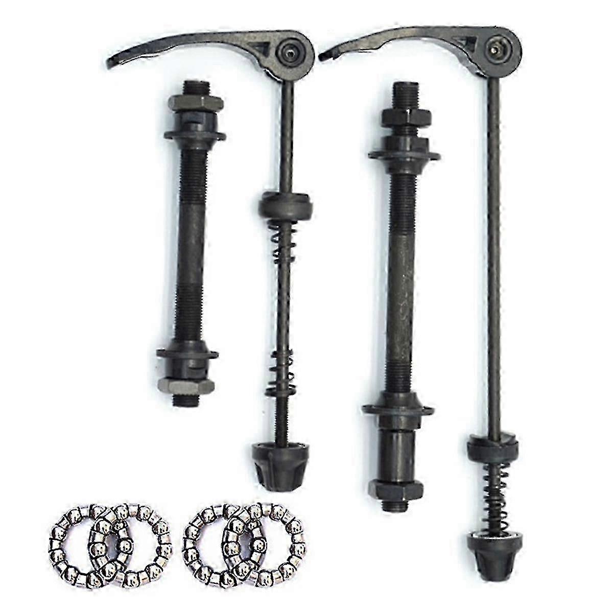 Bicycle Front and Rear Hollow Axle Quick Release Rod Front Axle Rear Axle Bead Rack Wheel Modificat