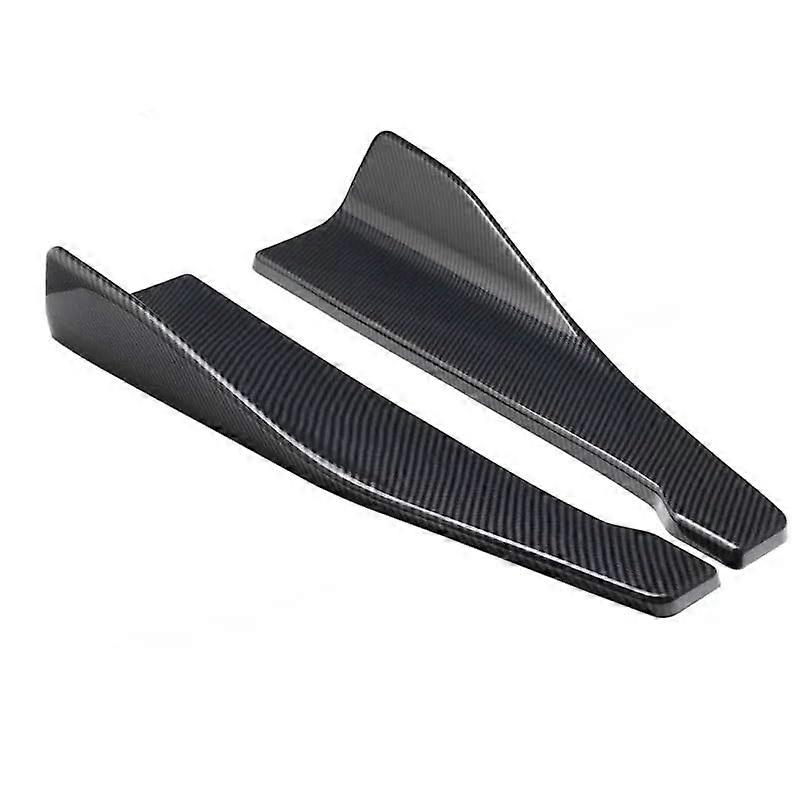 Front Spoiler for Compatible BMW Universal Car Front Bumper Splitter Lip Diffuser 48 Cm Carbon Look Scratch Protector