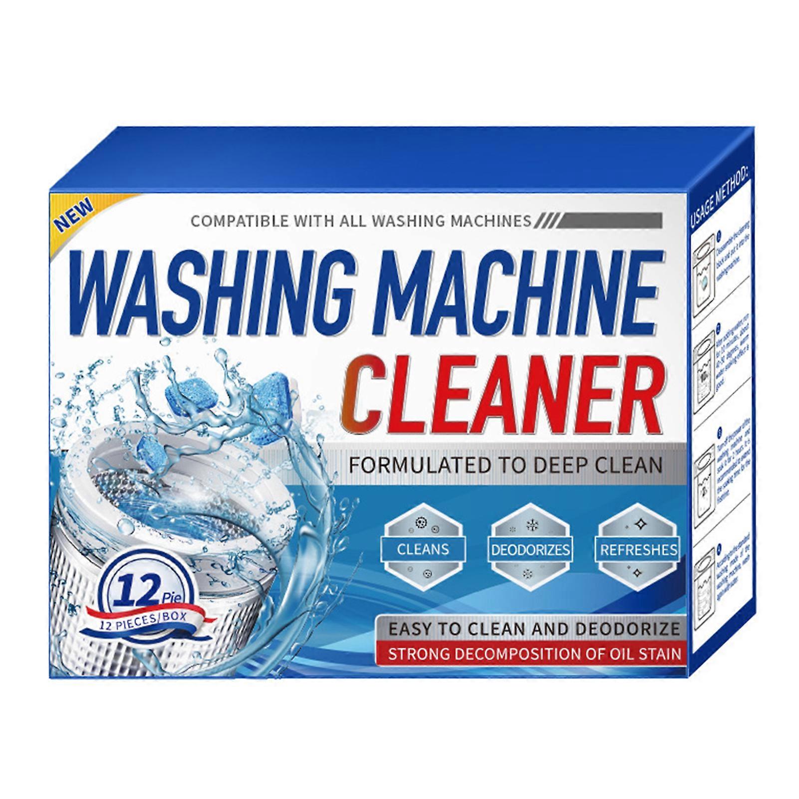 Washing Machine Cleaner Descaler- Deep Cleaning Tablets For HE Front Loader & Top Load Washer,for Front Top Load Clean Inside Drum