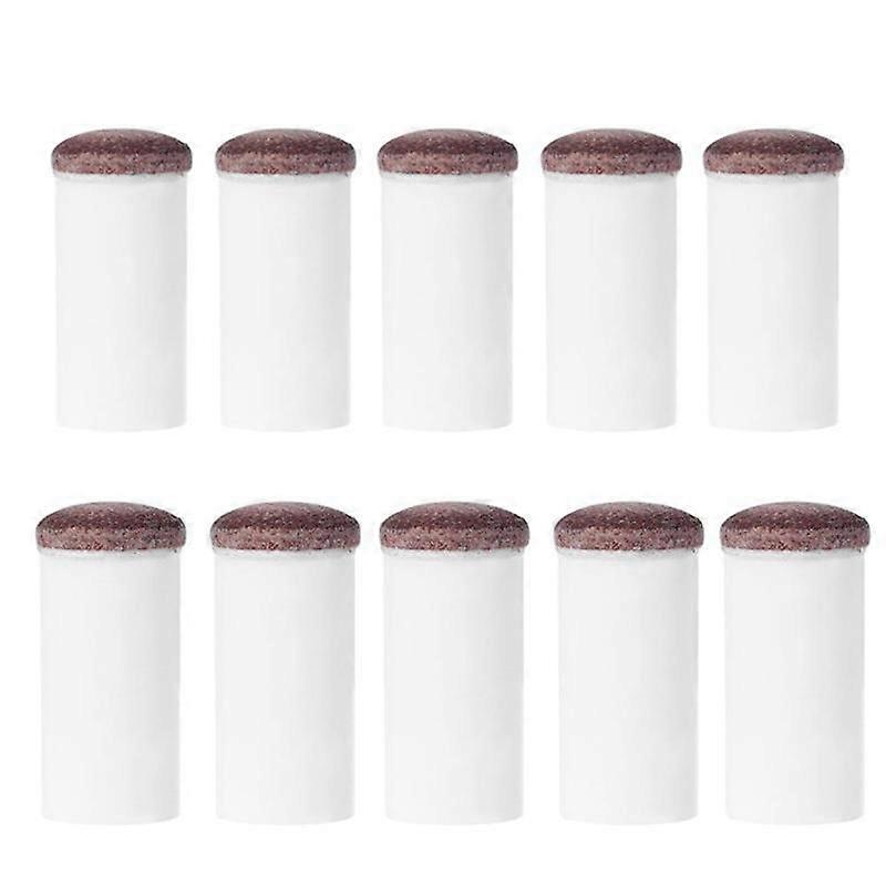 10 Stück Slip-On Pool Queue Spitzen Nylon Snooker Queue Ferrule 13mm