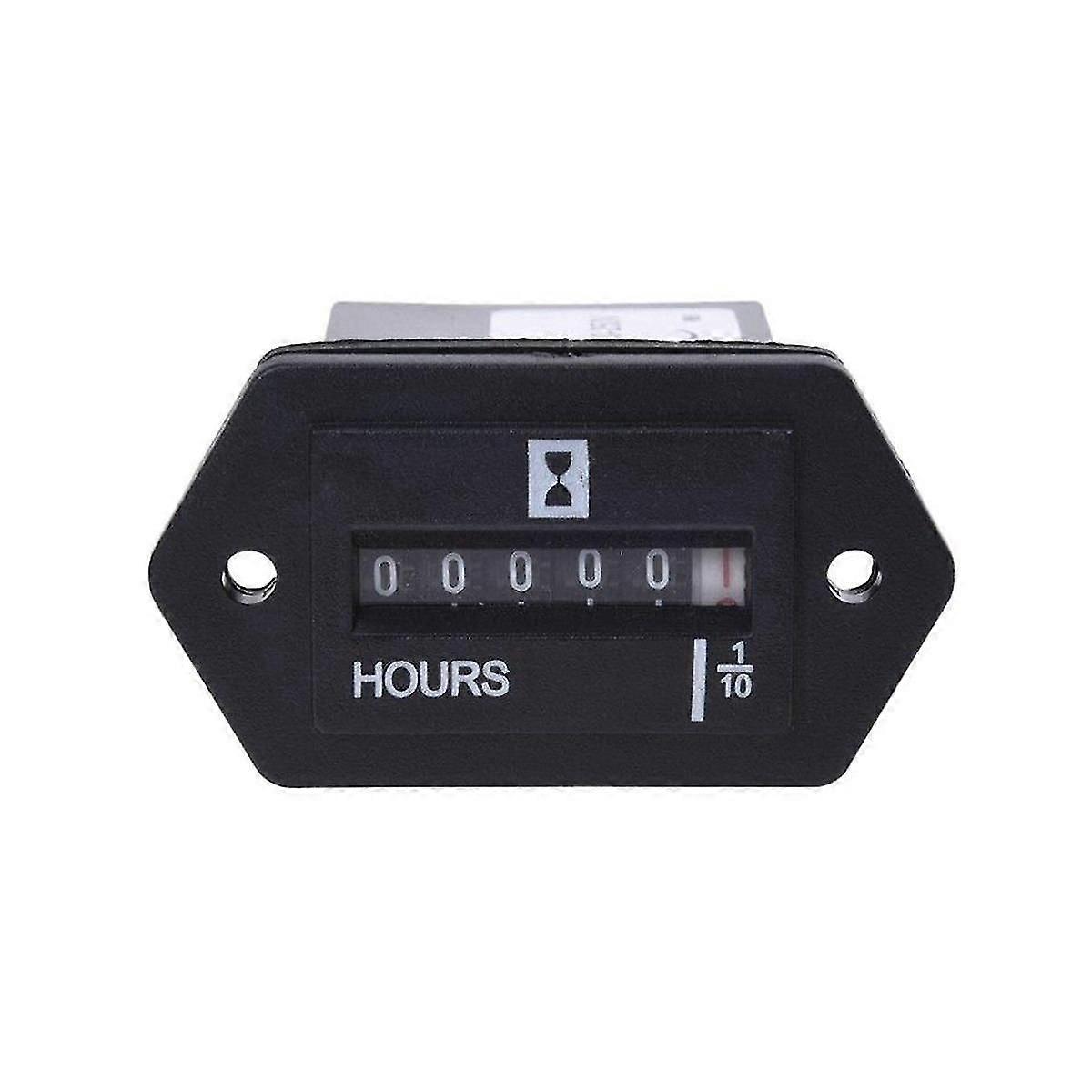 Ac100-250v Generator Sealed Hour Meter Counter For Generator Boats Automobiles Atv Utv Go Carts