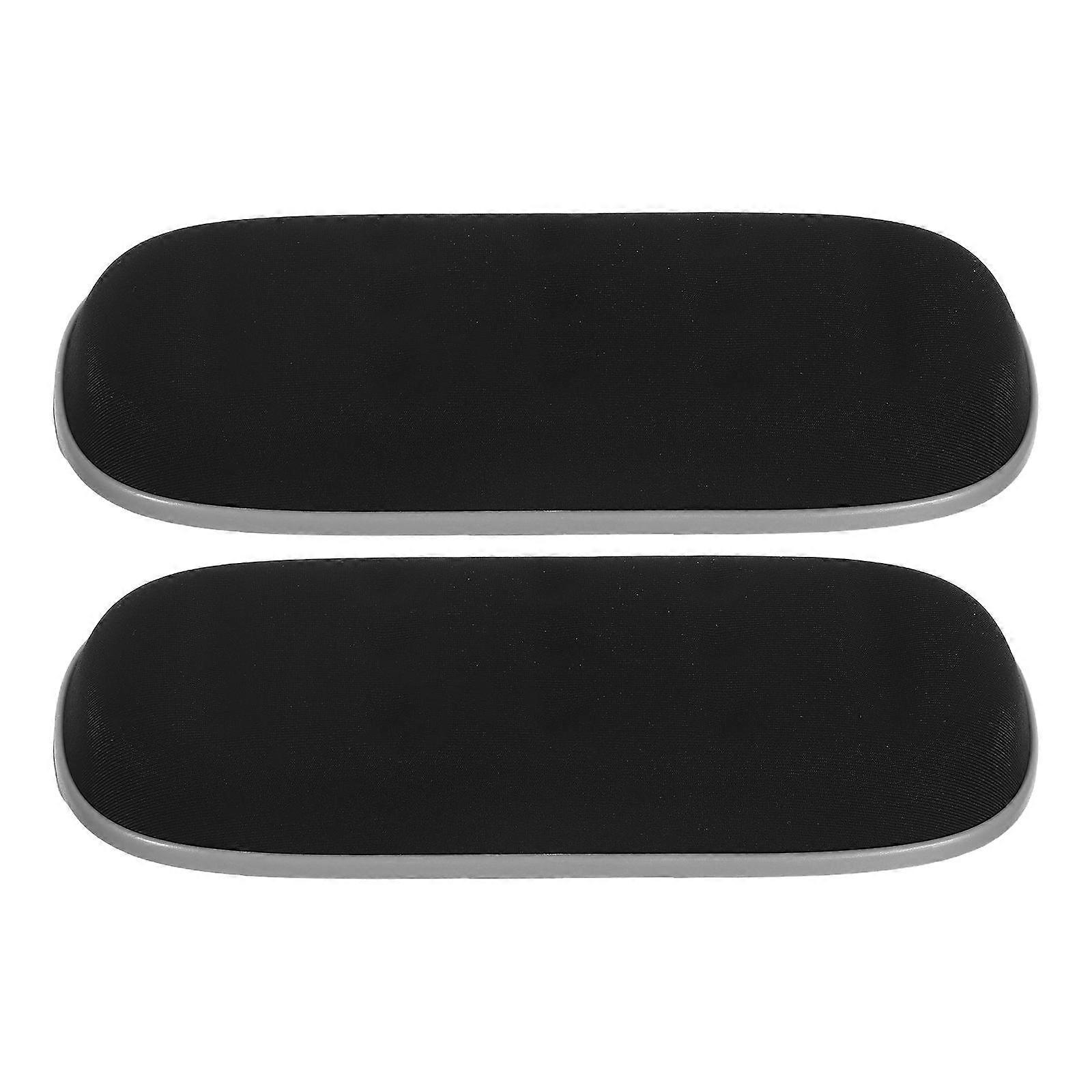 Black Universal Elbow Pad for Desk Use 1Pair Slow Rebound Support