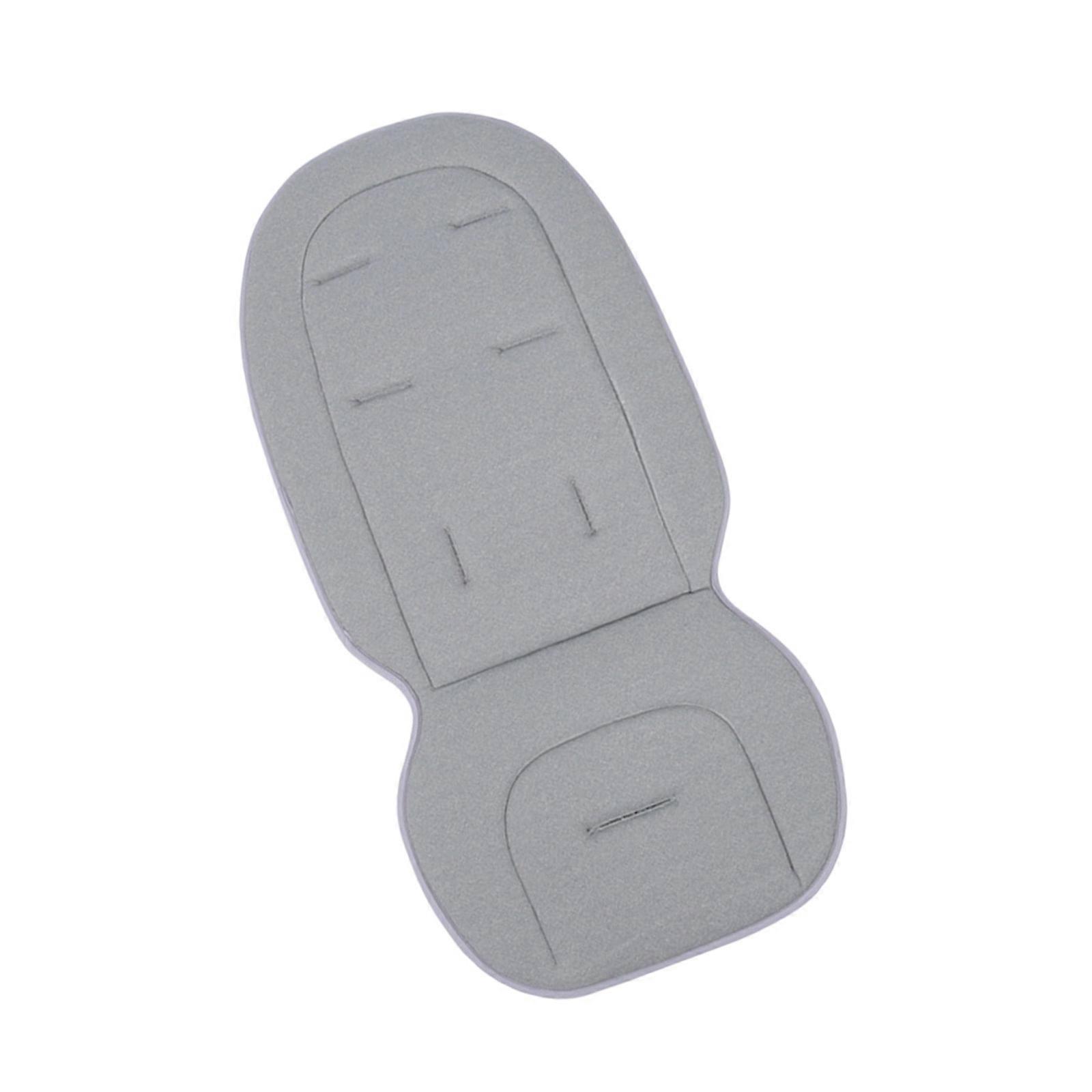 Cotton Baby Strollers Cushion with Thick Protective Layer Comfortable Fabric Easy Cleaning Design for Most Models  Gray