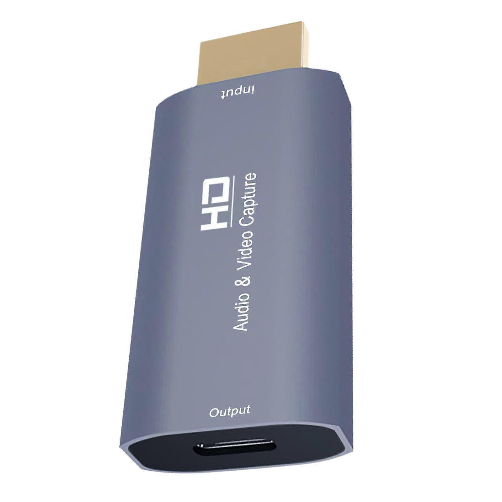 Video Recording Card HDTV To USB C Capture Card 4K Content 4K Video Recorders For Live Streaming And Gaming Device Multicolor