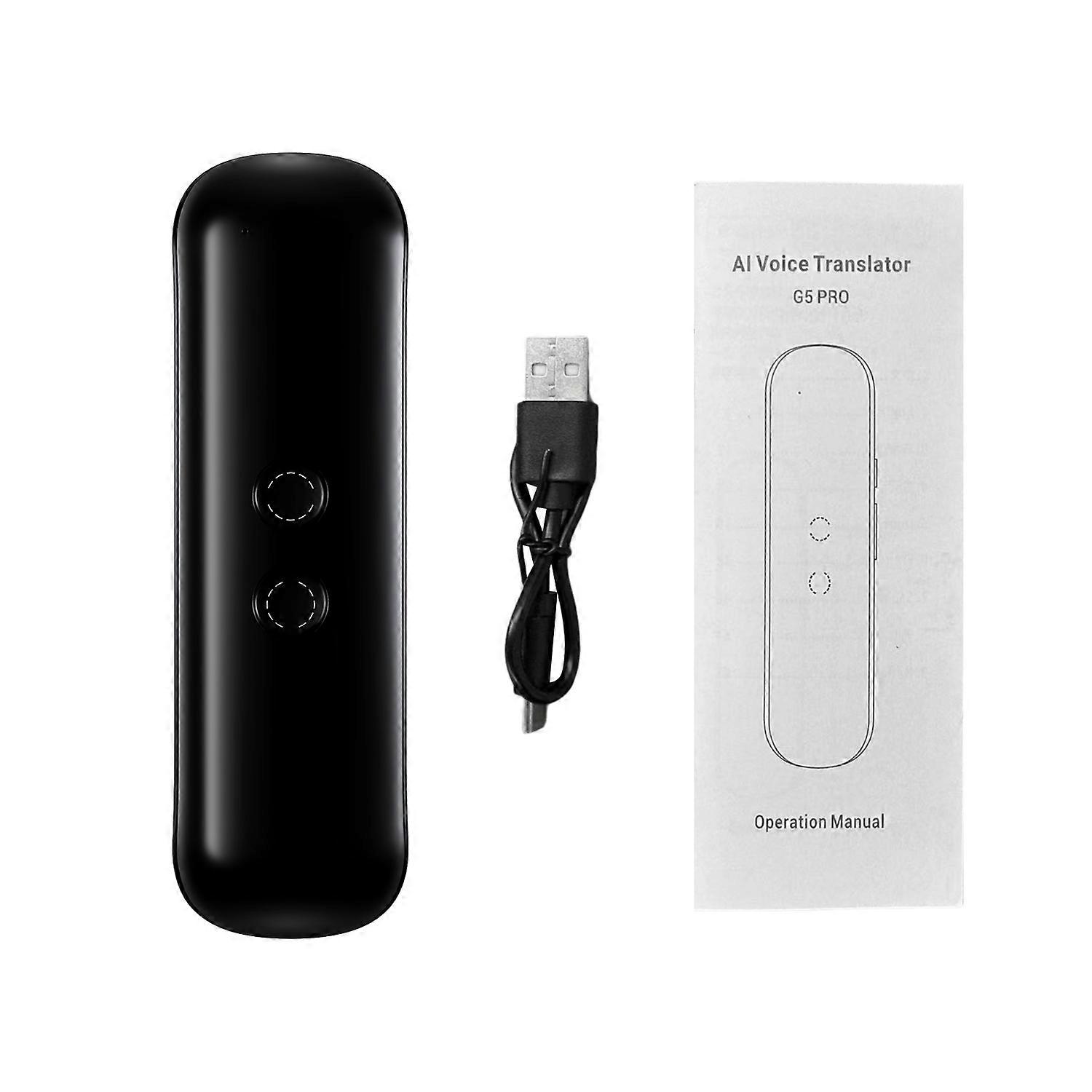 G5 Pro Voice Language Translator Device High Accuracy BT Connection Real Time Translator Support 127