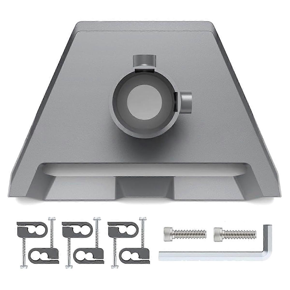 Outdoor Pipe Adapter with Roof Bracket and Base,Suitable for Poles with Diameters, for Antenna Mounting