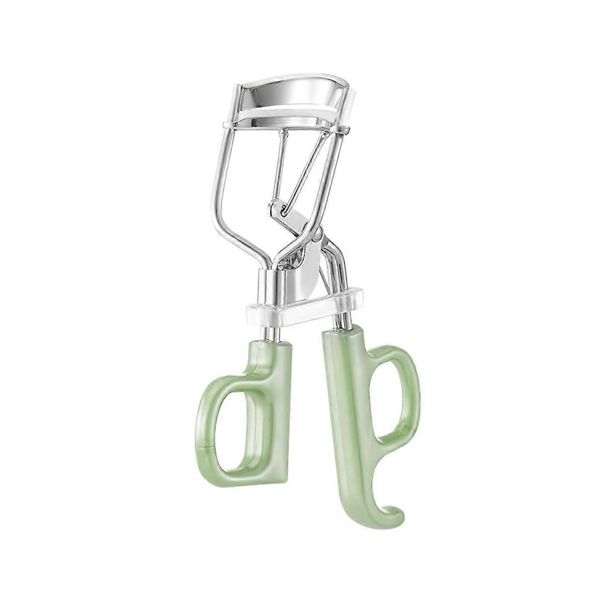 Eyelash Curler with Extra Replacement Pad for Precise Curling, Light Green Lash Tool