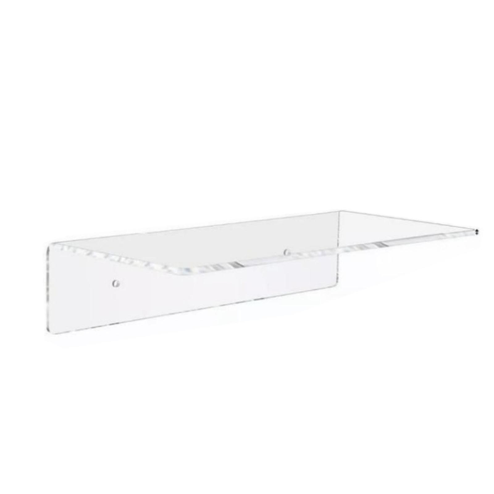 Acrylic Floating Wall Shelf for Home Display Unique Wall Mounted Clear Invisible Acrylic Shelves for Figures Souvenirs Multicolor