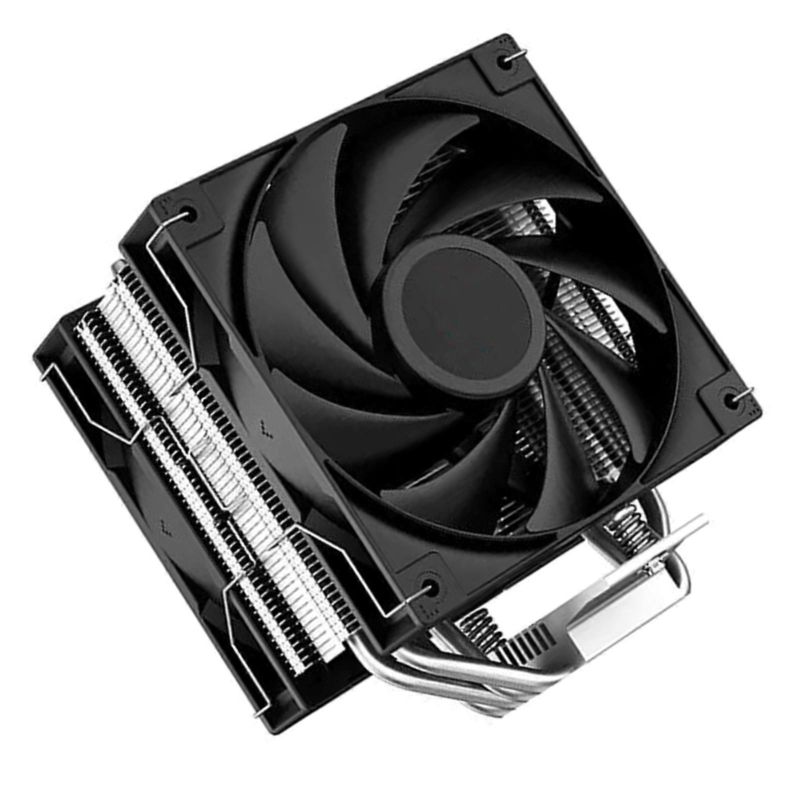 CPU Radiator Fan Low Profile Cooler PWM 4Pin Radiator RGB Fan Replacement for LGA1700/1200/1151/1150/1155/AM5/AM4 Multicolor