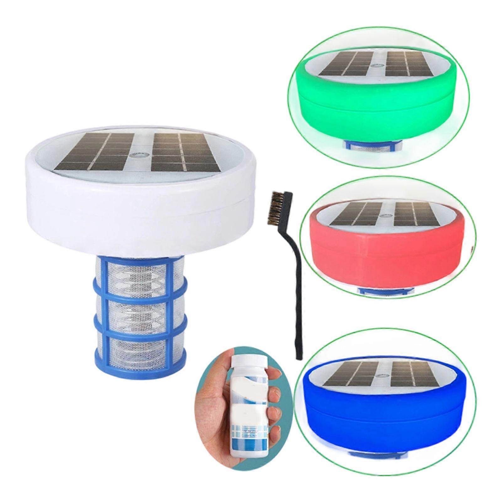 Swimming Pool Purifiers Solar Copper Pool Ionizer Automatic Floating Pool Cleaner for Spa Hot Tubs Water Processor Multicolor