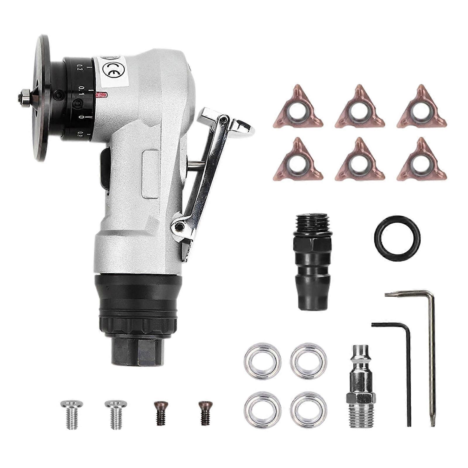 Pnuematic Chamfer Tool Deburring Tool for Metal Trimming, Air Beveling Tool  Chamfering Machine Small Handheld Grind Multicolor
