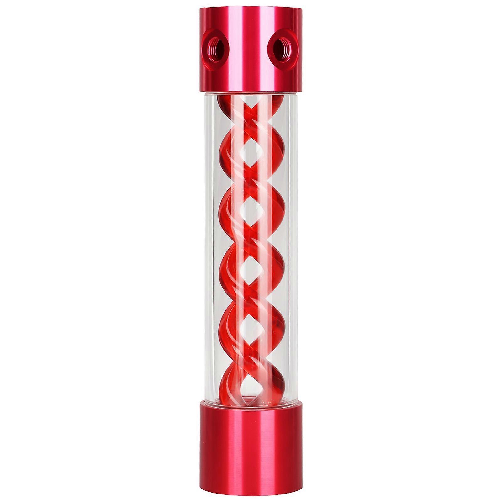 Water Cooling Reservoir G1/4in Thread 50mm/2.0in Diameter 255mm/10.0in Length Open Design Low Noise Computer Cooling Kit