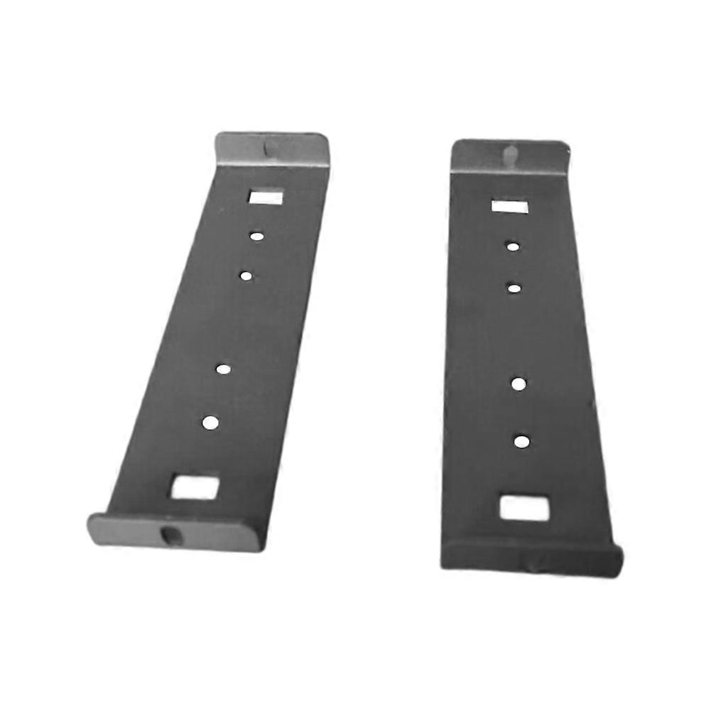 2PCS Heavy Duty Iron Mailbox Mounting Brackets Mailbox Mounting Fixtures for Large Floor Mailboxes Up to 8 Ft Wide