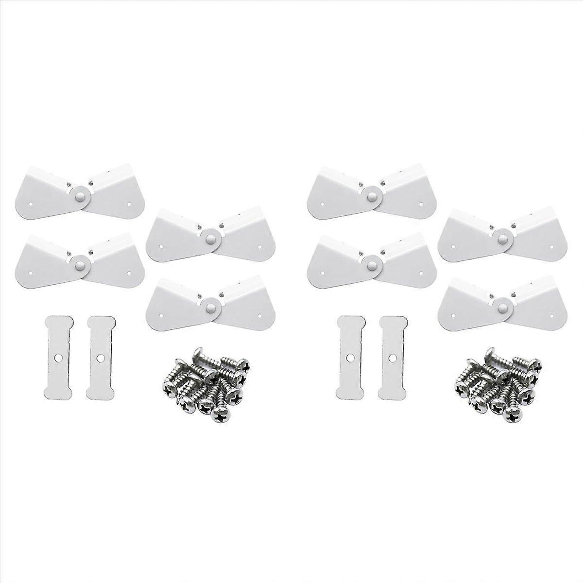 8 Pack Gutter Downspout Extensions Gutter Hinges Downspout Extension for Rectangle or Square Downspo