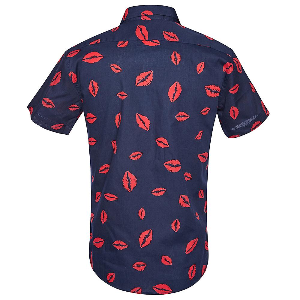 Men's Button Down Short Sleeve Hawaiian Shirt