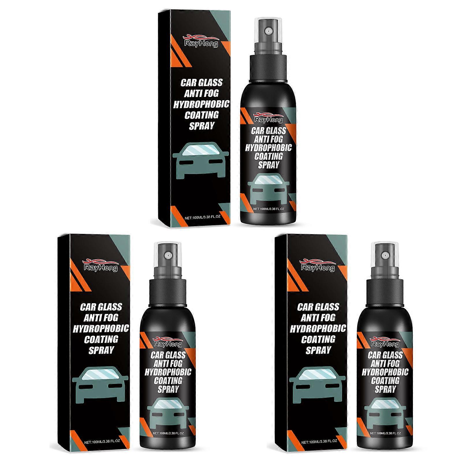 Automobile Windshield Spray Windshield Rearview Mirror Cleaning Stain Hydrophobic Water Displacement Antifogging Agent 100ml