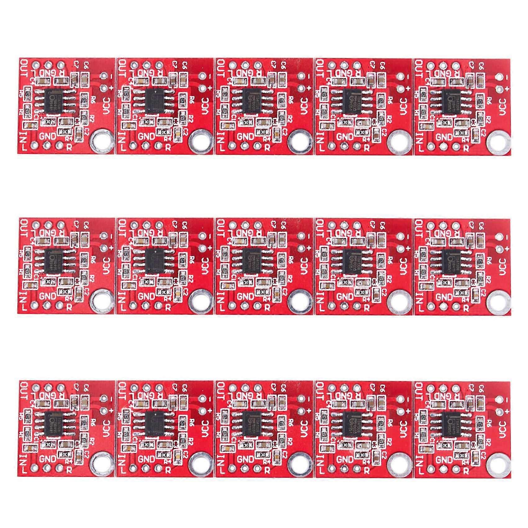 15Pcs Tda1308 Headphone Amplifier Board Preamplifier for DIY