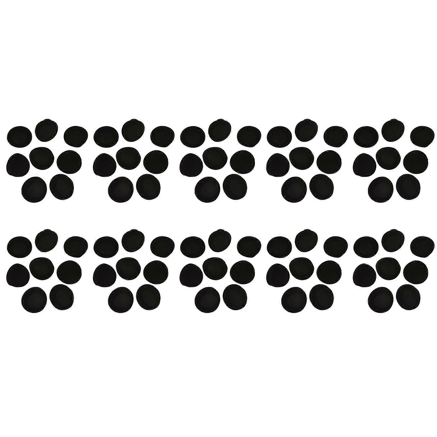 40 Pair 55mm Replacement Earphone Pad Covers for Headset Headphone Black