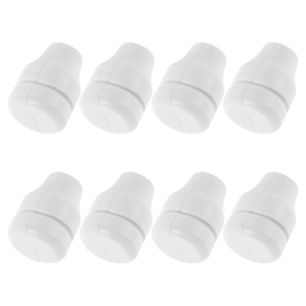 8Pcs Cord Replacement Grips for Elegant Design Horizontal Blinds and Window Curtains in White for Home Decor