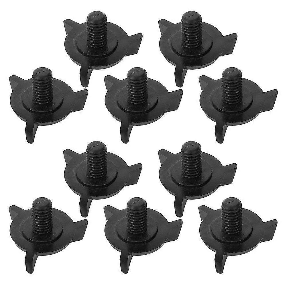 Visor Screws for Motorcycle Maintenance with 20Pcs Black Plastic