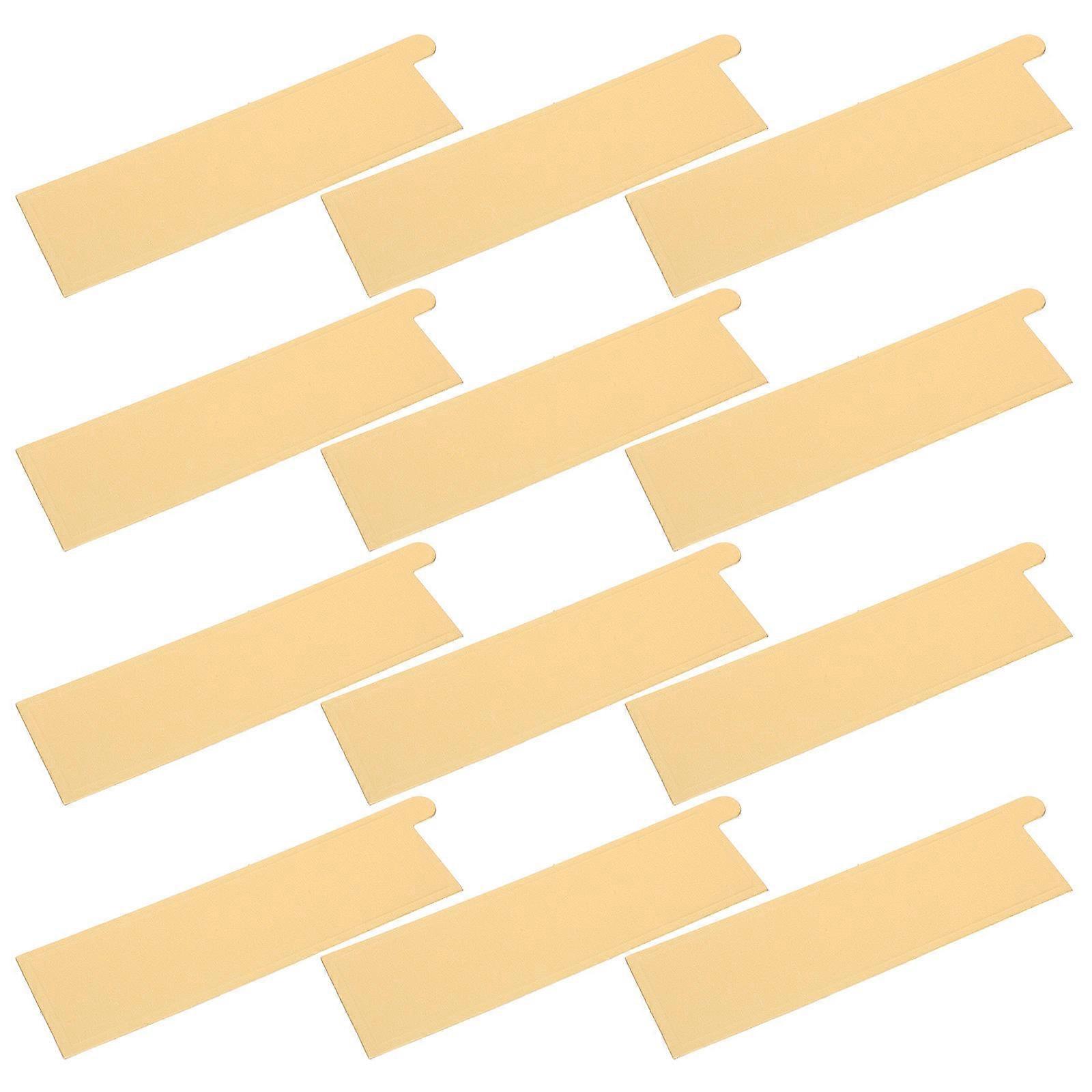 Golden Cake Board Cardboard for Displaying 200Pcs Mini Rectangular Dessert Plates