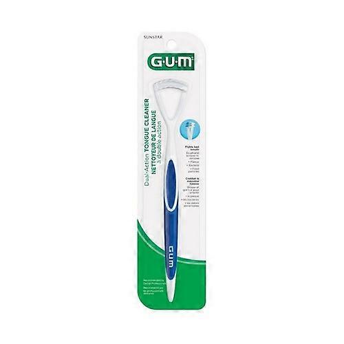 Gum Dual Action Tongue Cleaner Colors May Vary, 1 Count