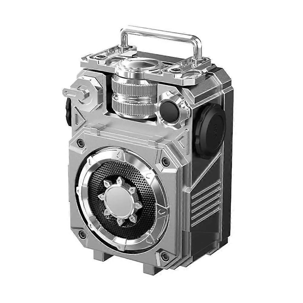 Portable Mini Bluetooth Speaker Subwoofer Deep Bass TF Card Insertion Wireless Music Player Dark Gray