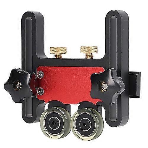 Adjustable Table Saw Power Feeder for Woodworking, Aluminum Alloy, Smooth Feeding and Kickback Protection