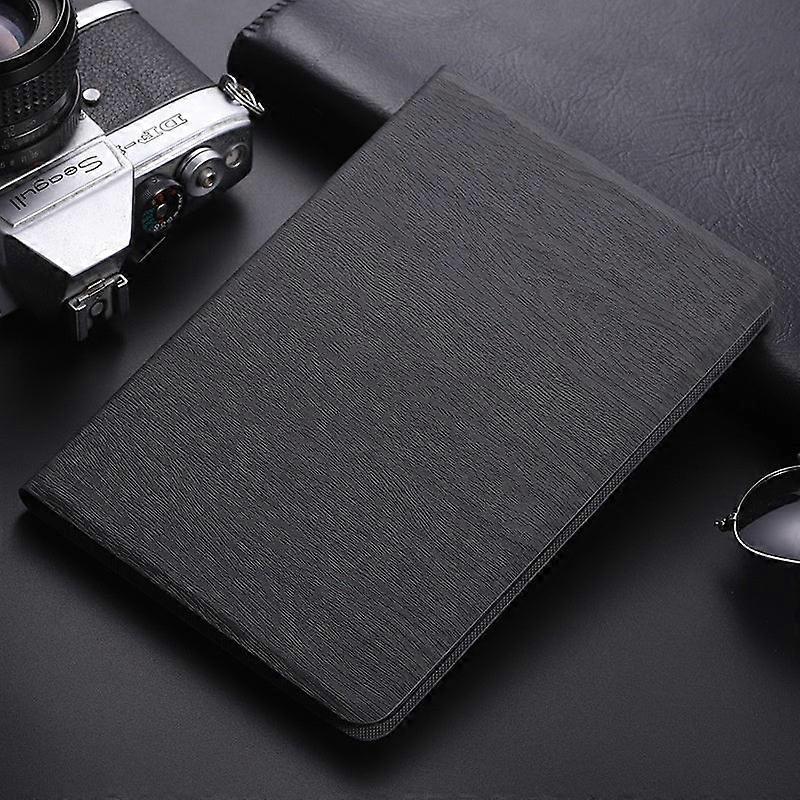 Capa para iPad 568/Air 1/Air 2 de 9,7 polegadas em couro granulado cinza.