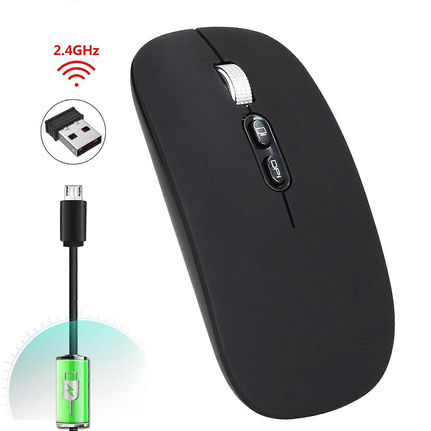 HXSJ M103 USB Wireless Computer Mouse 2.4G Receiver Ultra Slim Adjustable DPI Optical Mouse