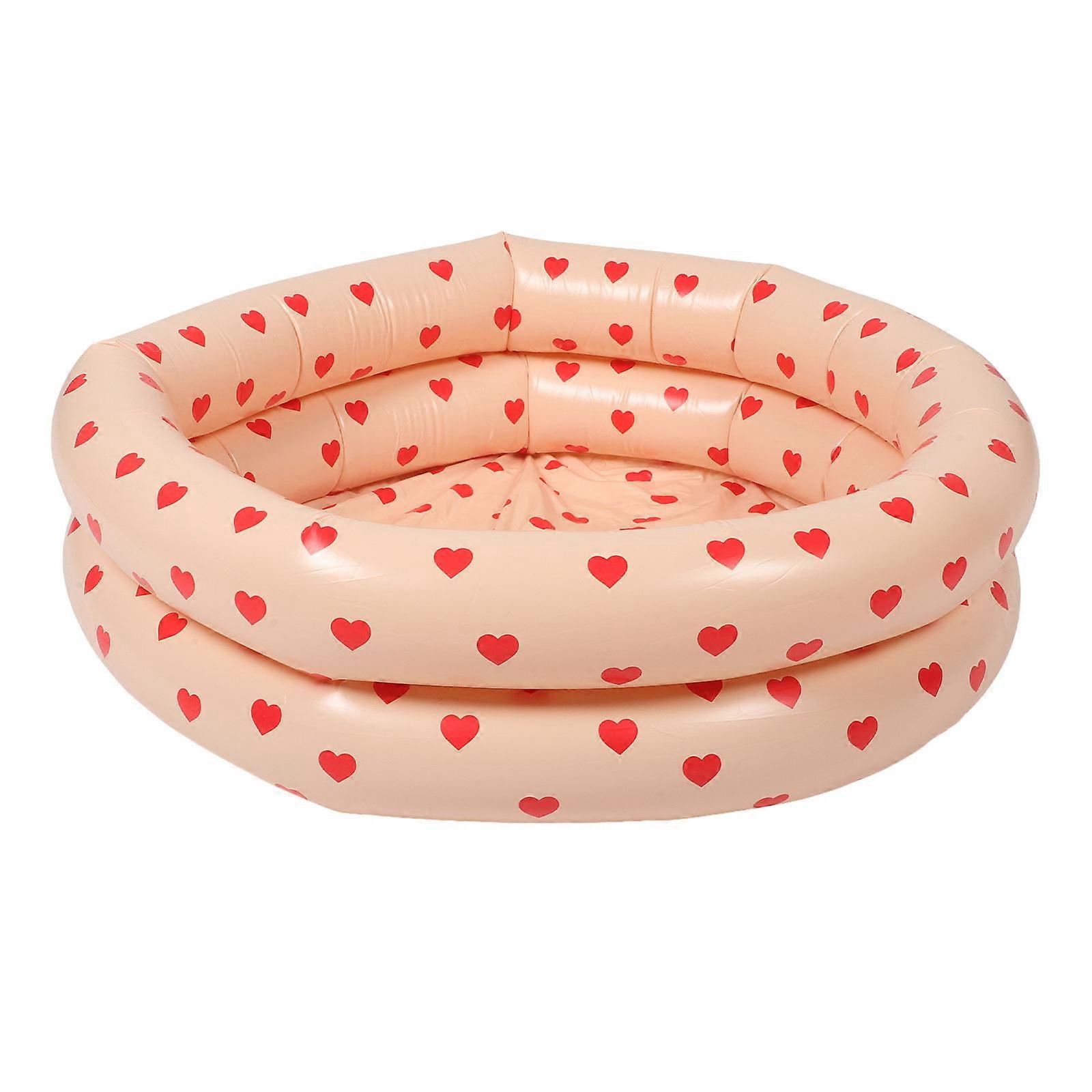 Beige Inflatable Pool Baby Pool for Decoration PVC Material