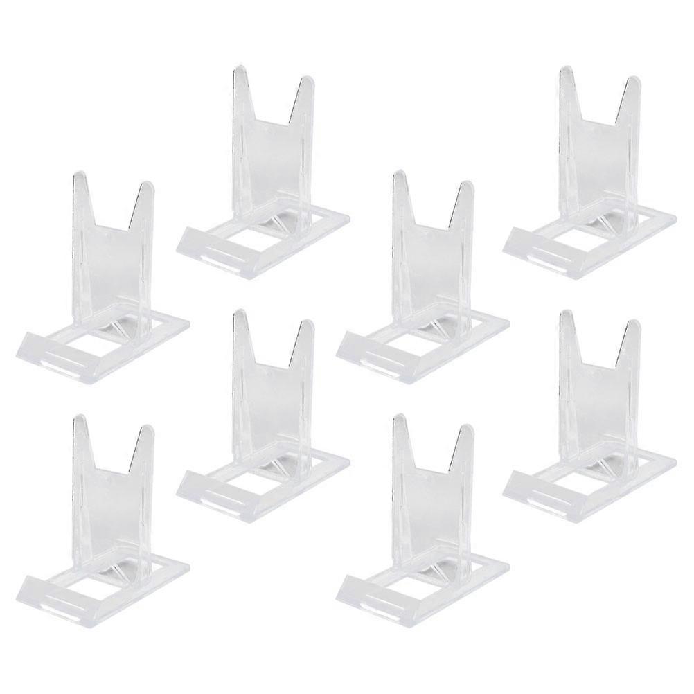 8Pcs Portable Phone Desktop Stands Ideal For Office Use Featuring Rectangular Design And Storage Functionality
