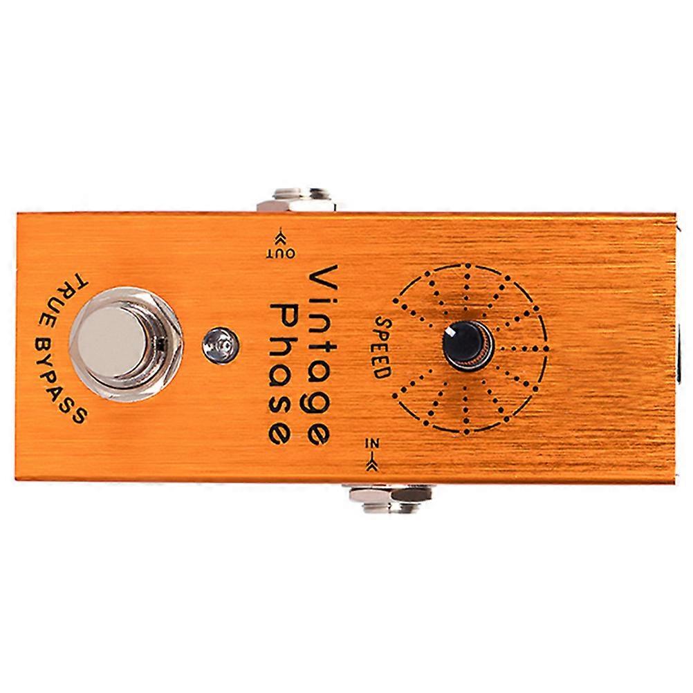 Phase Effect Processor Guitar Analog Phase Position Effect with Classic Metal Shell 1Set