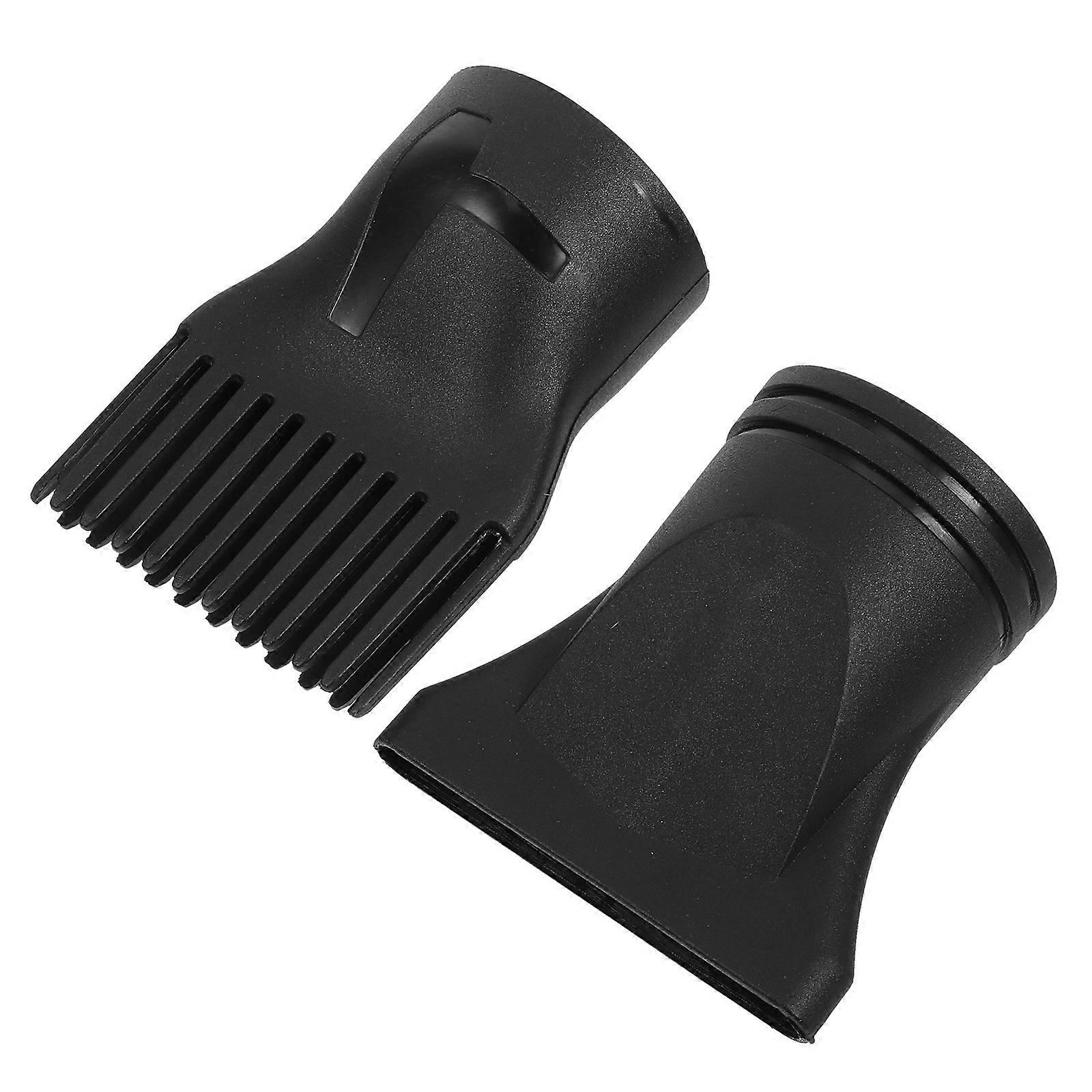 10Pcs Black Hair Dryer Diffuser Attachment for Blow Drying Plastic Nozzle