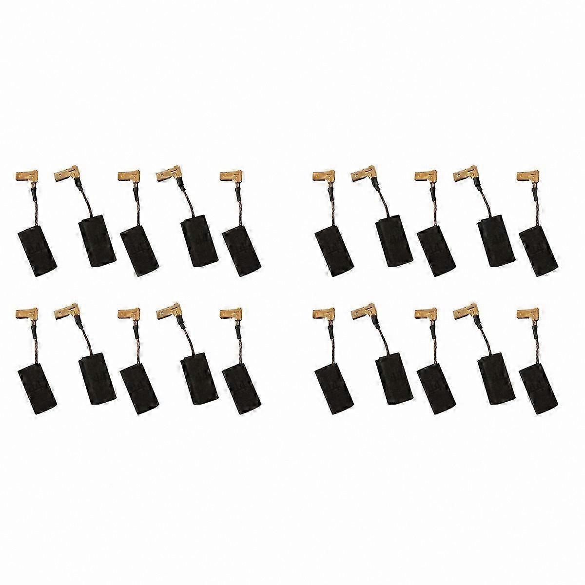 20-Pack Carbon Brushes Compatible with Various Power Tools