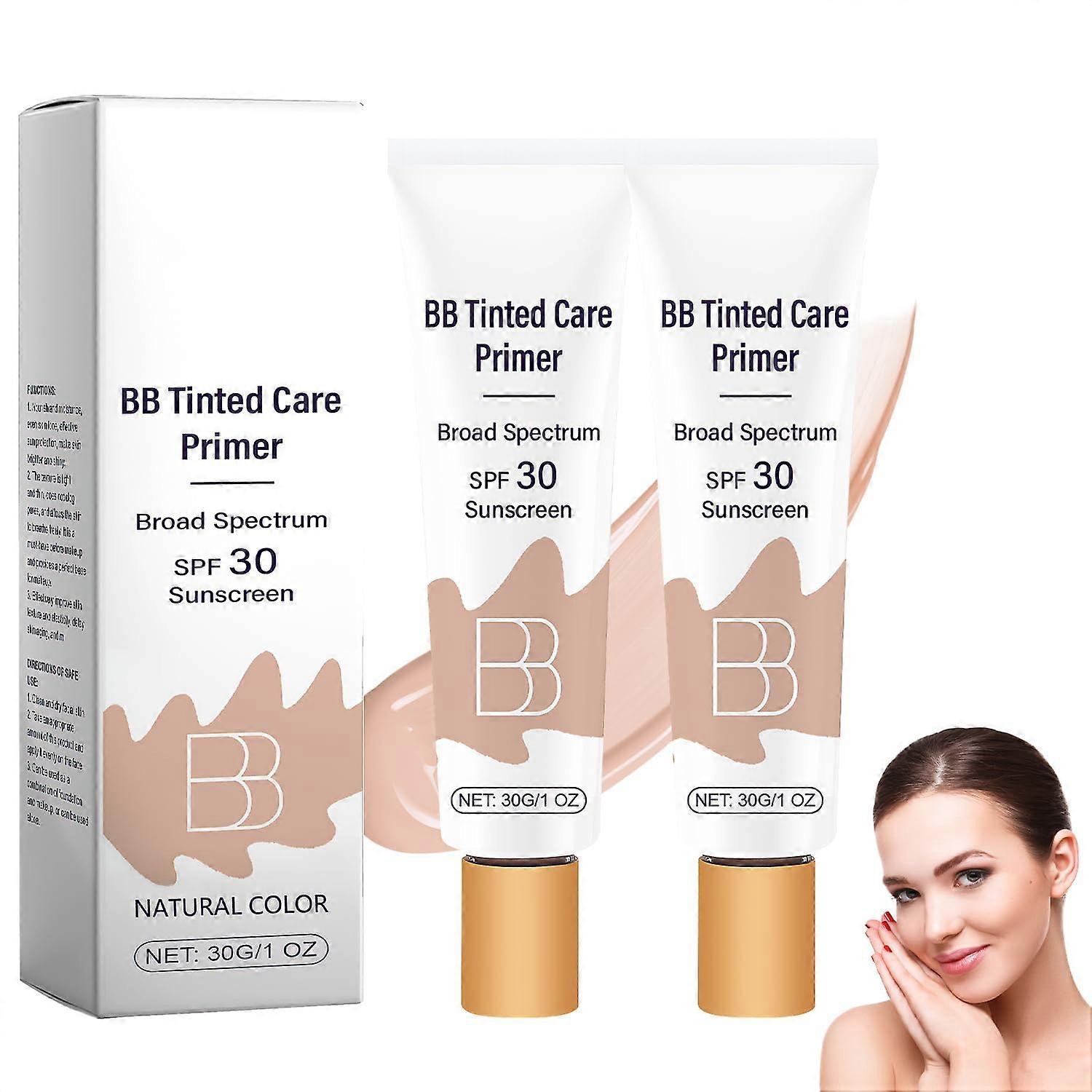 BB Cream with SPF 30 Hydrating Tinted Moisturizer for Natural Coverage Light Medium Skin