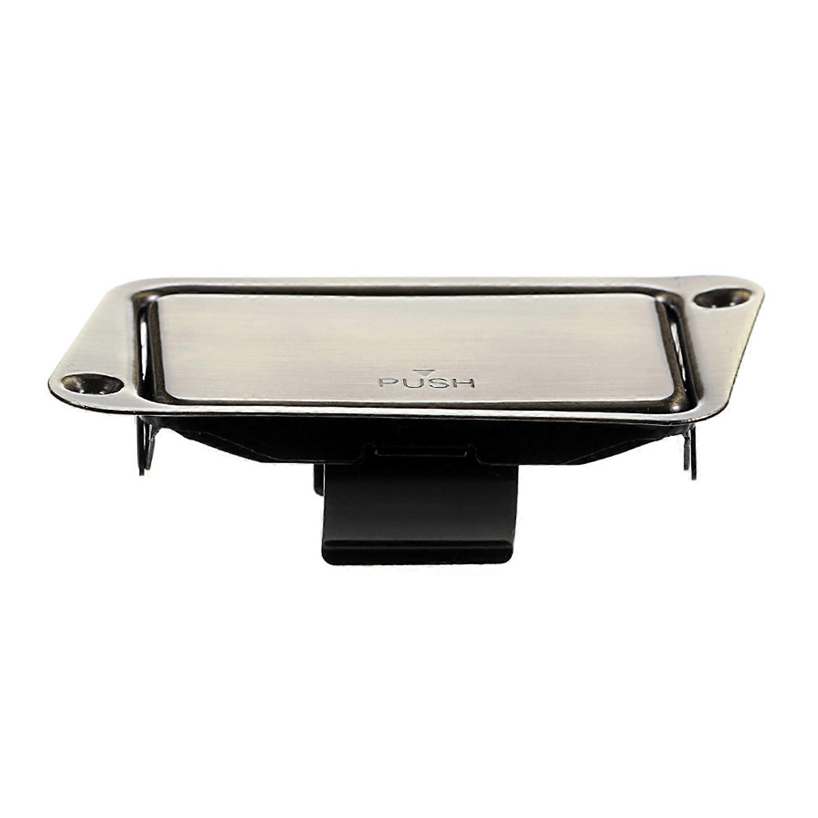 Guitar Electronics Power Supply Solution 9V Battery Holder Stainless Steel Construction With Push Button Easy Access Multicolor