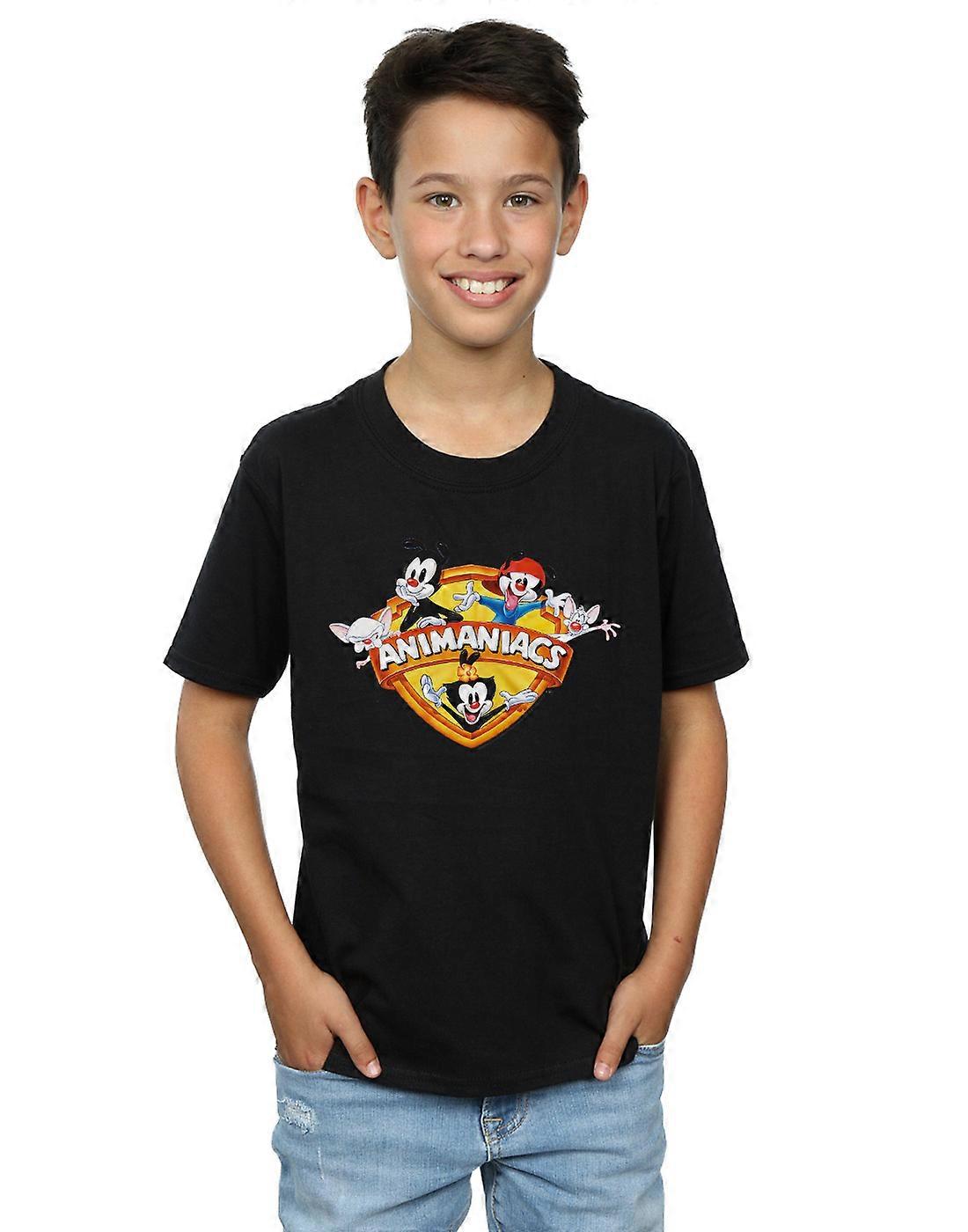 Animaniacs Boys Group Shield T-Shirt