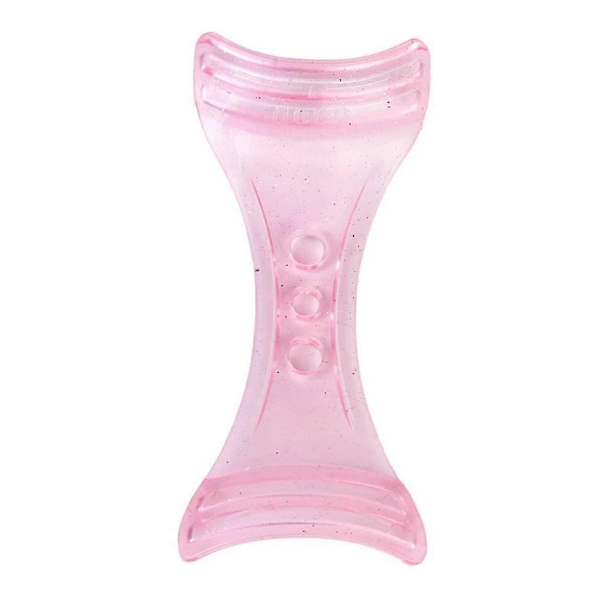 Pink Eyeliner Stencil Guide Tool for Beginners with Dual Curve Design and Steady Application