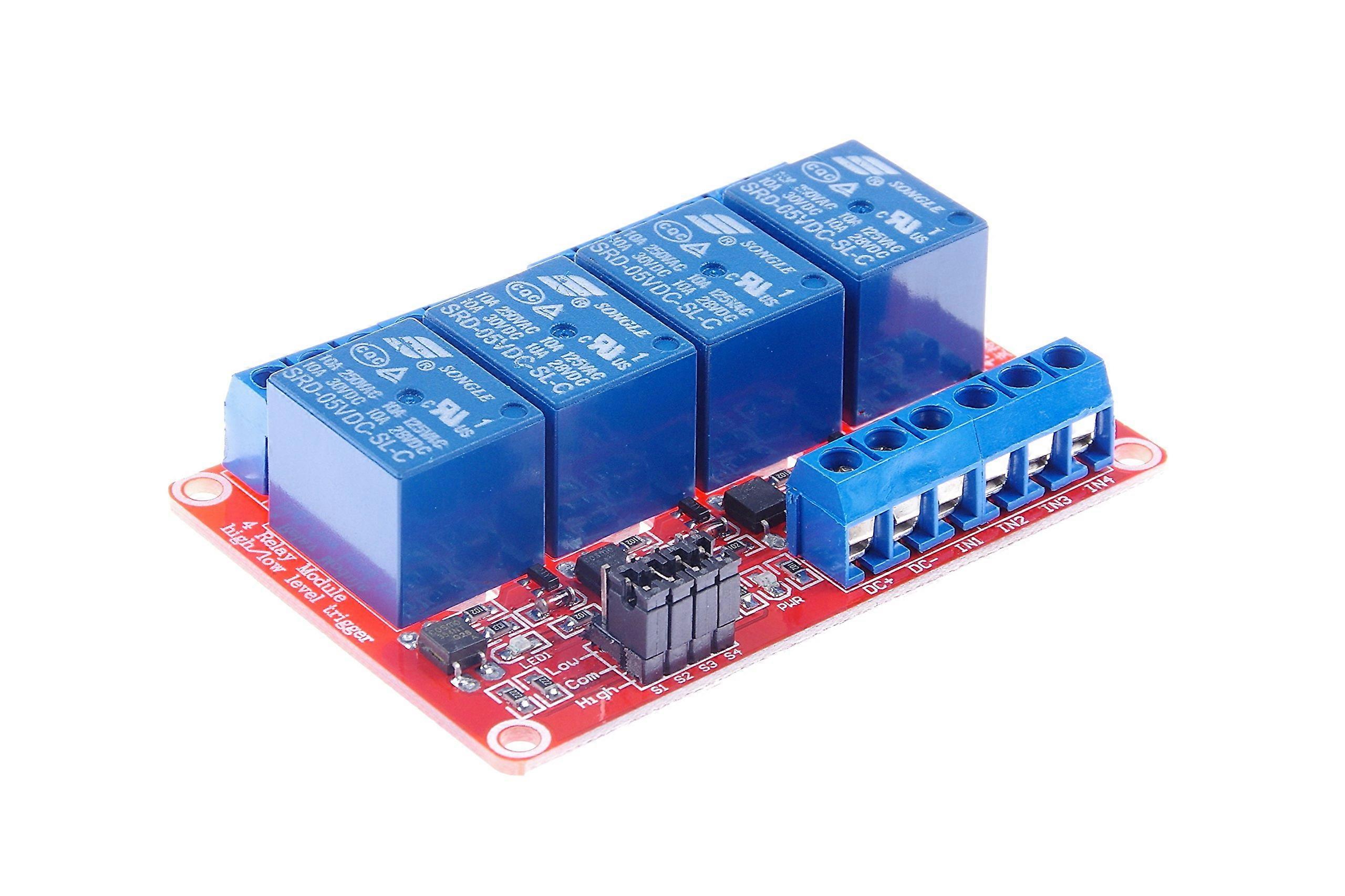 12V Relay Module 30A  Current Load with Optocoupler Isolation Dual Trigger Mode for Motor Control