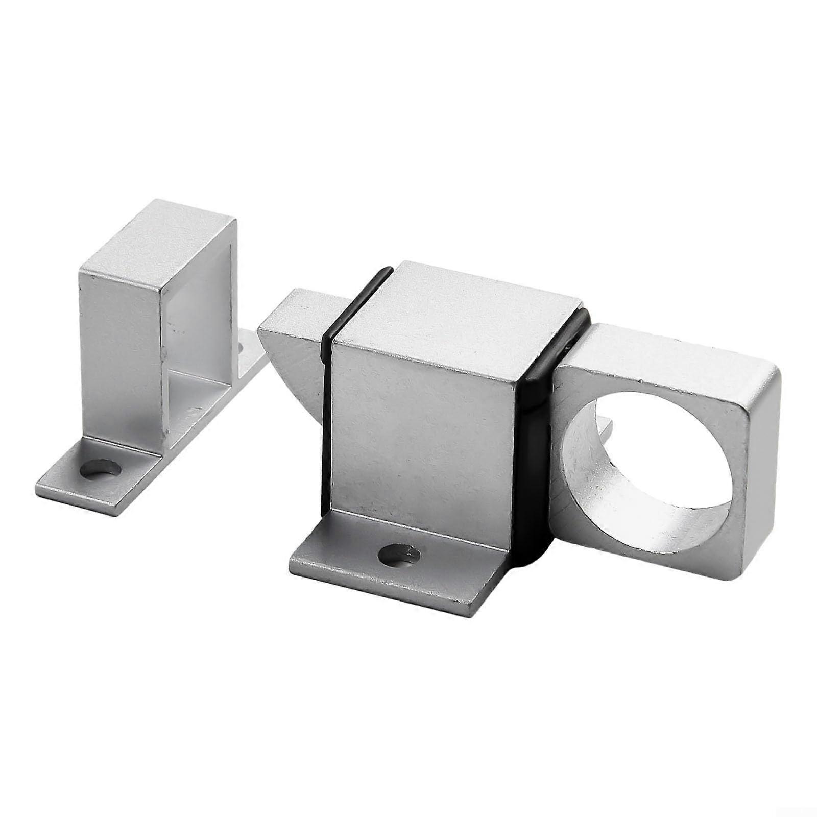 Automatic Door Latch for Sash Doors, Self Closing Bolt with Adjustable Install and Durable Aluminum