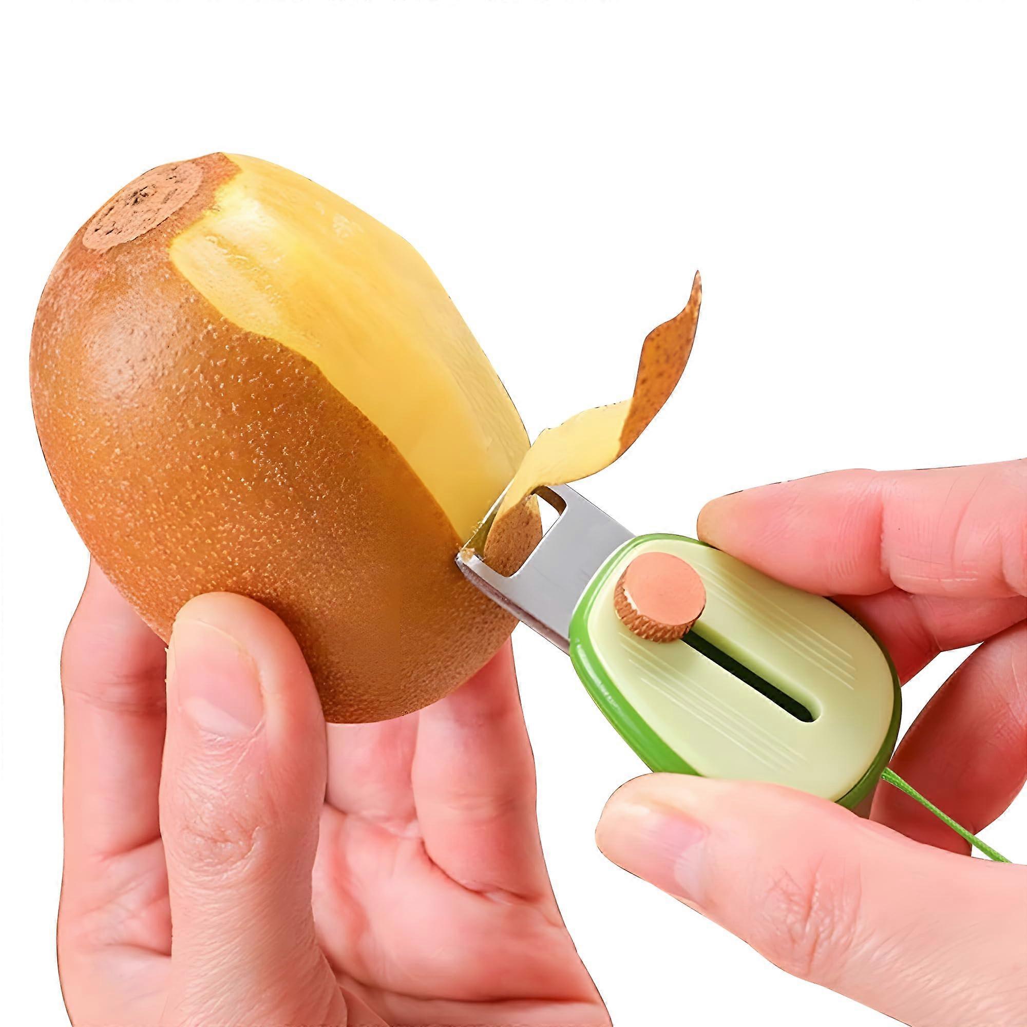 4pcs Mini Potato Peeler Set with Sharp Stainless Steel Blades, Compact Foldable Vegetable Tool