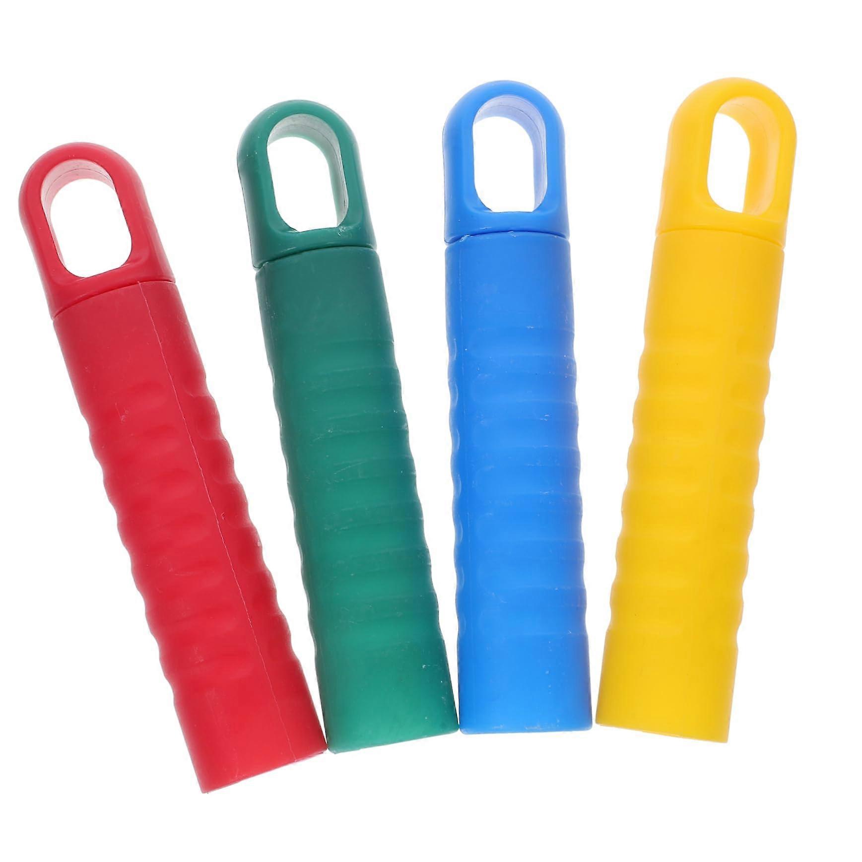 4pcs Broom Handle Replacement End Caps with Mop Handle Grip Sleeve, Durable and Easy Installation