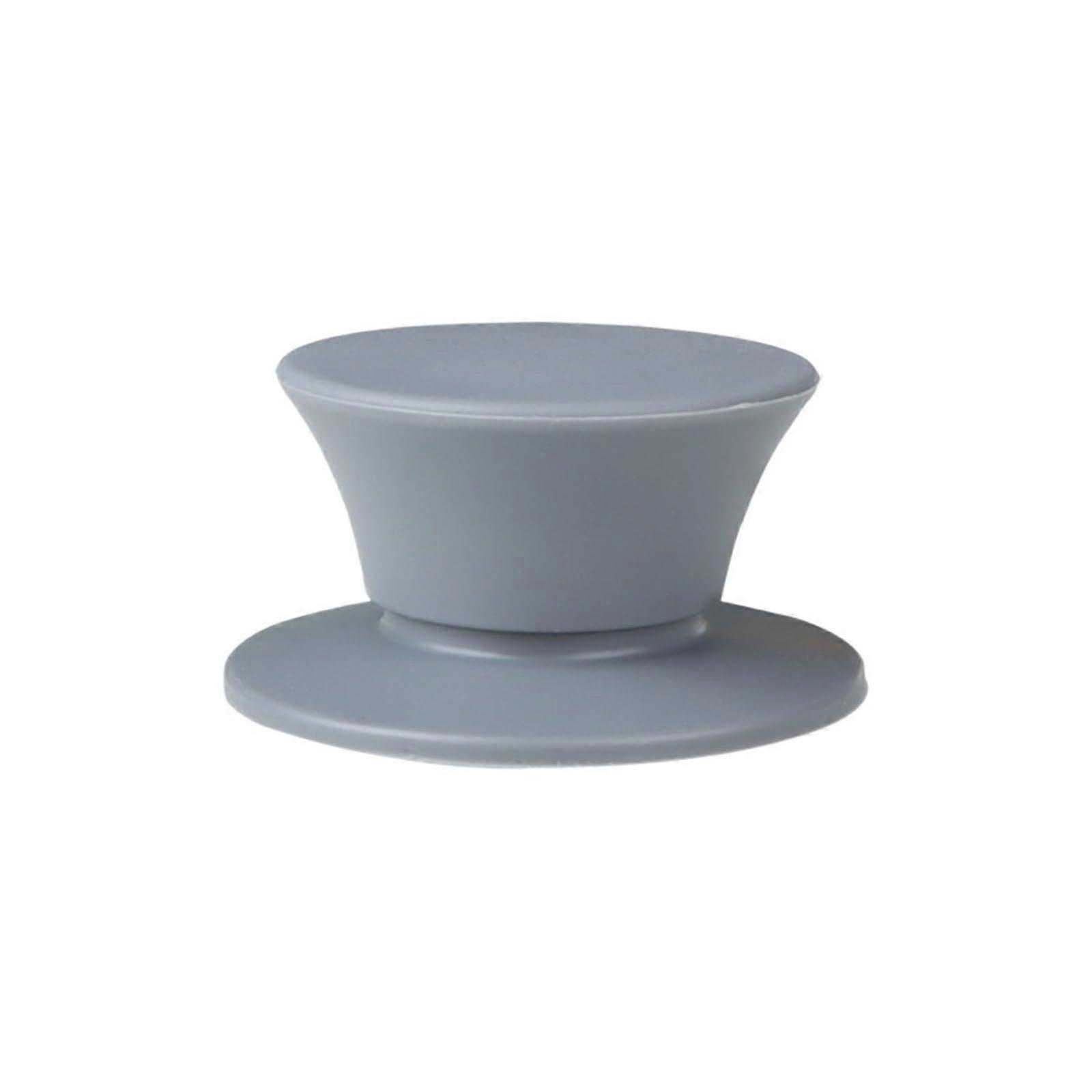 Universal Silicone Pot Lid Replacement Knob Handle for Cookware Lids Gray Heat Resistant