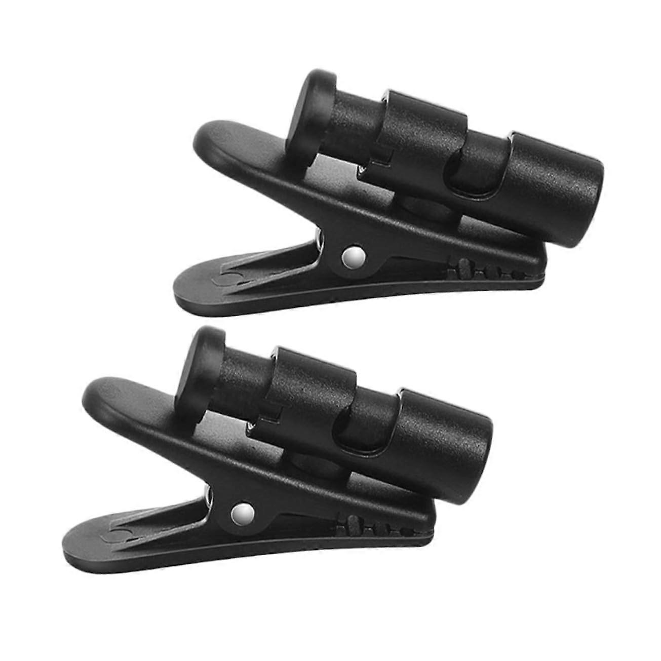 2pcs Earphone Cable Clips with 360° Rotating Secure Grip for Headphone Wire Organizer Workouts