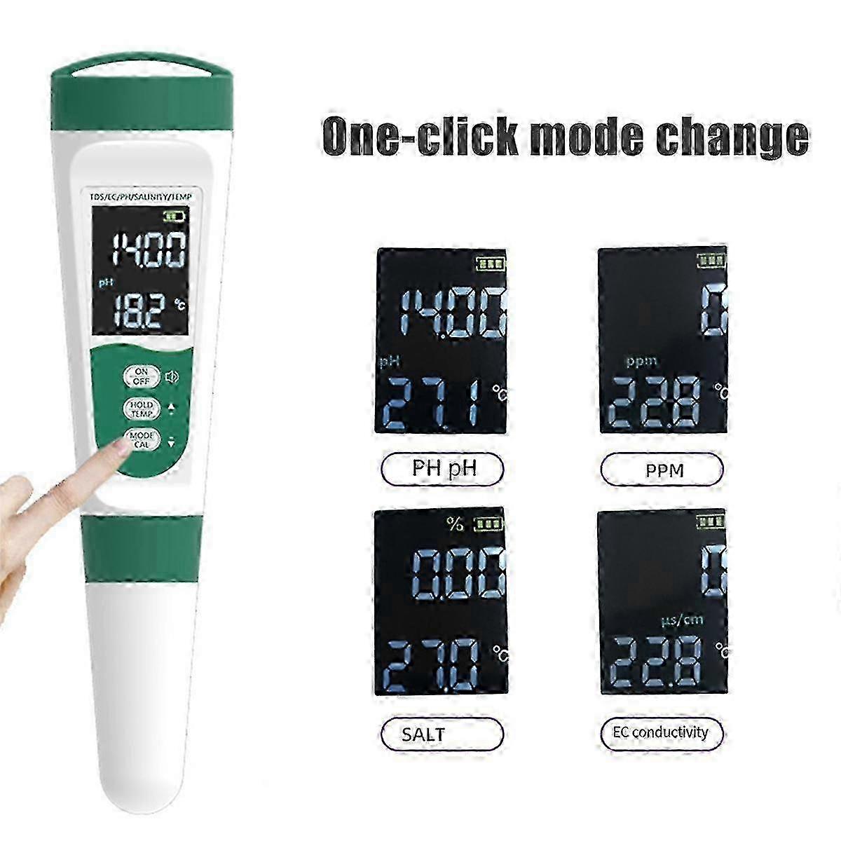 Water Quality Test Pen EC Acidity Ph Meter Tds Salinity Meter