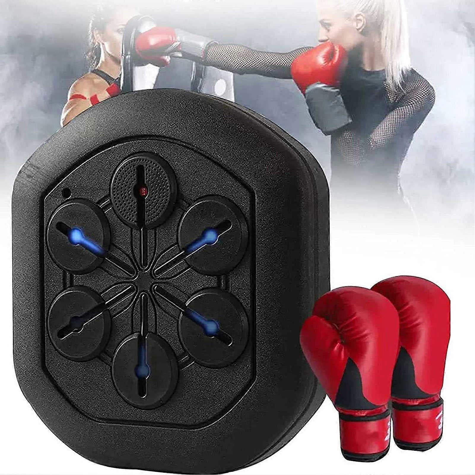 Wall Mounted Boxing Training Equipment with LED Light Targets for HandEye Coordination and Speed