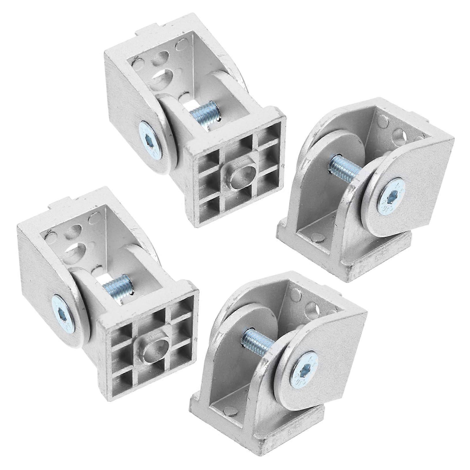 4pcs Aluminum Extrusion Connector Zinc Alloy Adjustable Pivot Joint for Modular Framing
