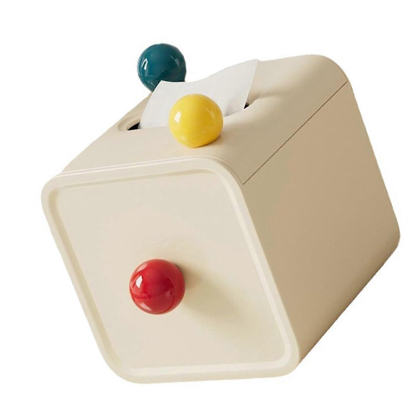 Waterproof Tissue Box Holder with Multifunction Storage for Home Office Modern Decorative Organizer